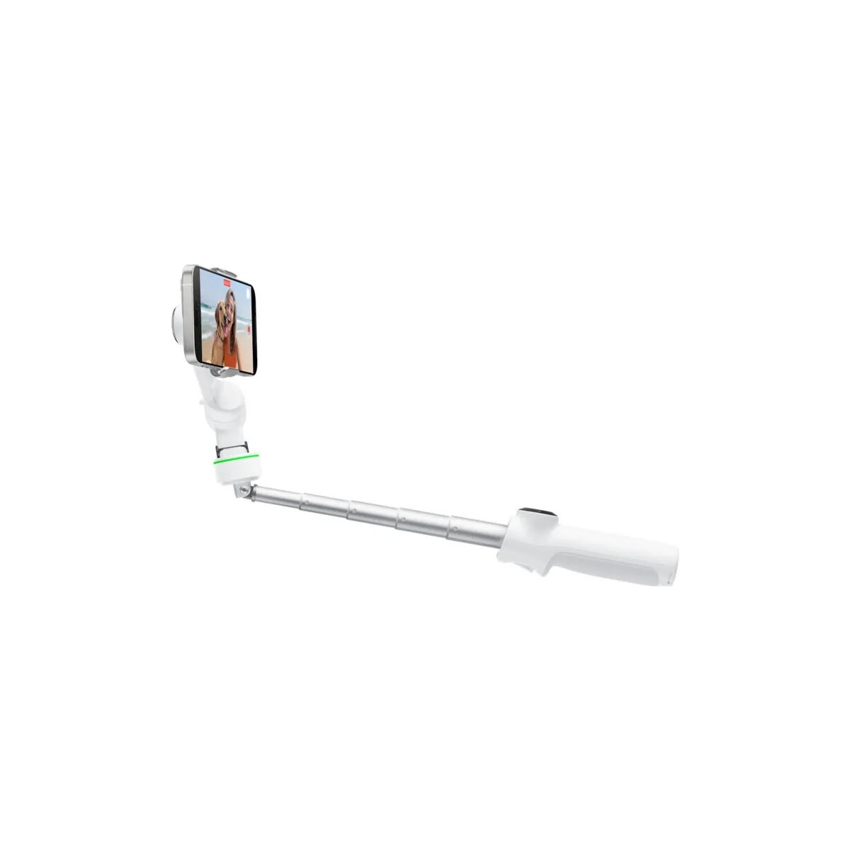 Flow 2 Pro AI Tracker Bundle Beyaz Renk ile Akıllı Takip ve Stabilizasyon 5