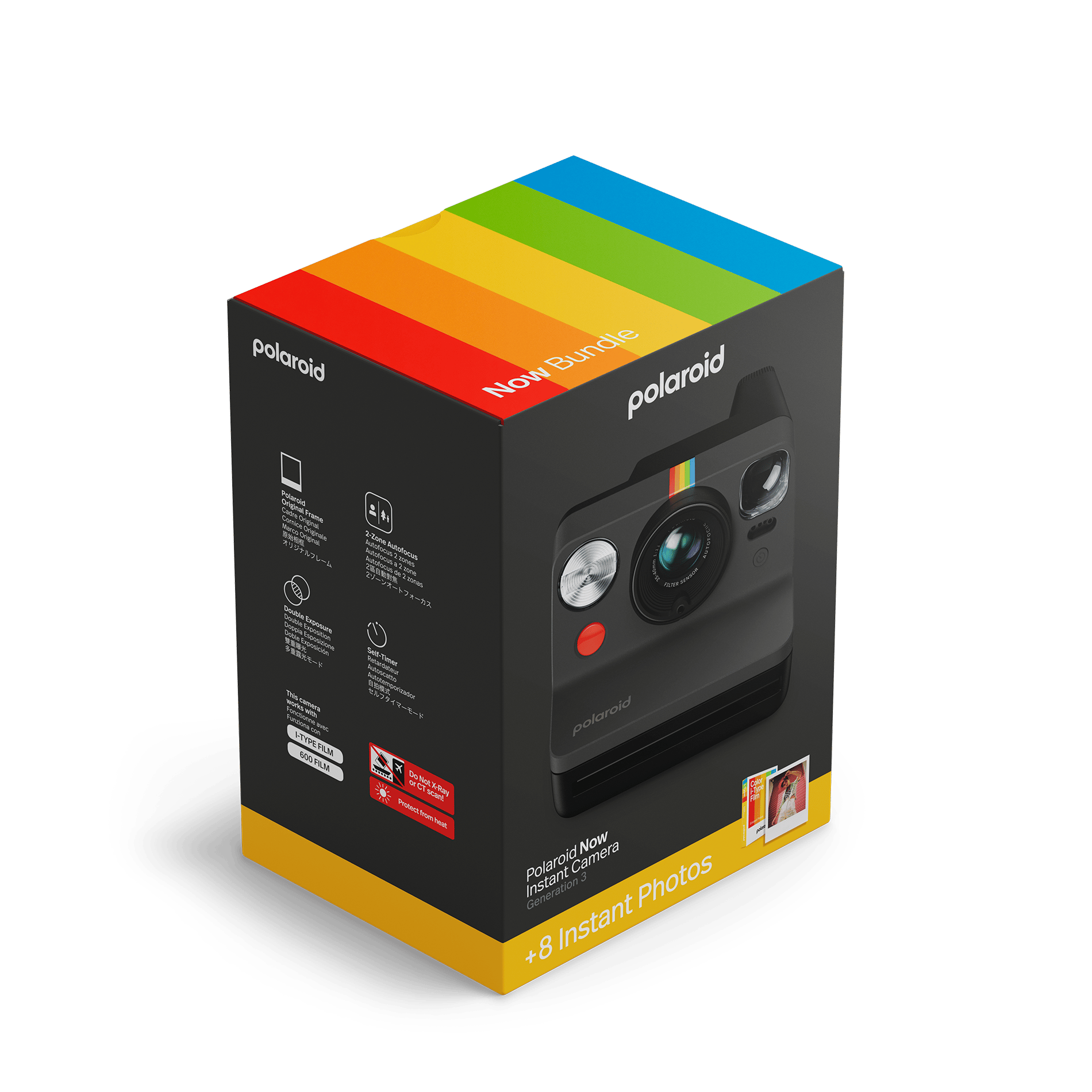 POLAROID NOW GEN 3 BLACK + COLOR FİLM BUNDLE 2
