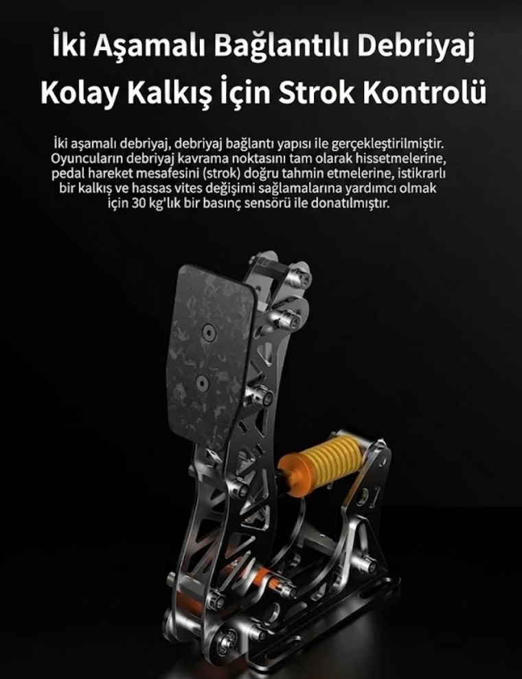 PXN Vector X Clutch Pedal (Debriyaj Pedalı) 3