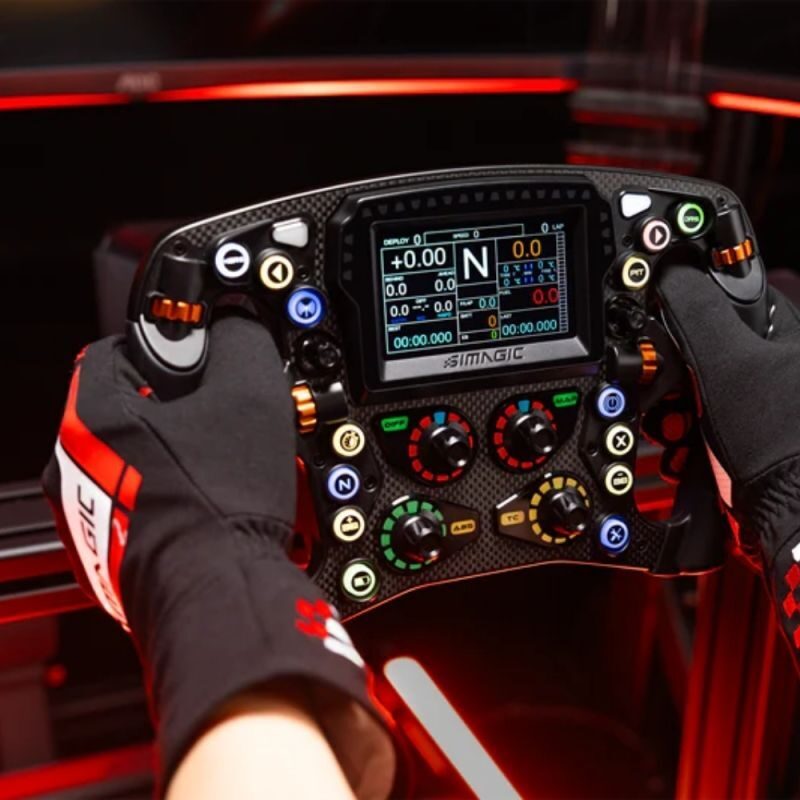 Simagic Zeus Formula Steering Wheel Magic Dash 4 Ekranlı Direksiyon Simiti 5