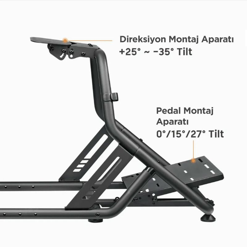 Spardox GTE RaceFit GT Simracing Cockpit Koltuk Dahil 4