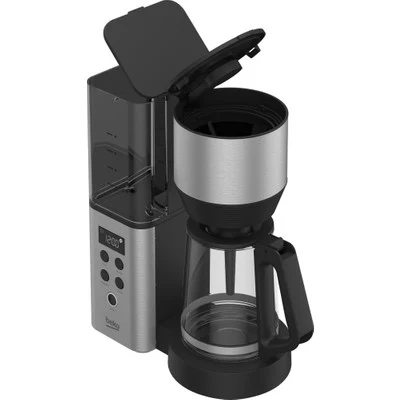 BEKO CFM 7355 I Filtre Kahve Makinesi 900 ml Cam Hazne Inox Malzeme Özellikleri ile 10 Fincan Kapasite