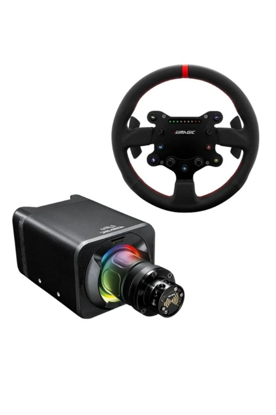 SİMAGİC Simagic Yarış Direksiyon Seti Pc (EVO 9NM + GTS Leather + P500 Pedal) 2