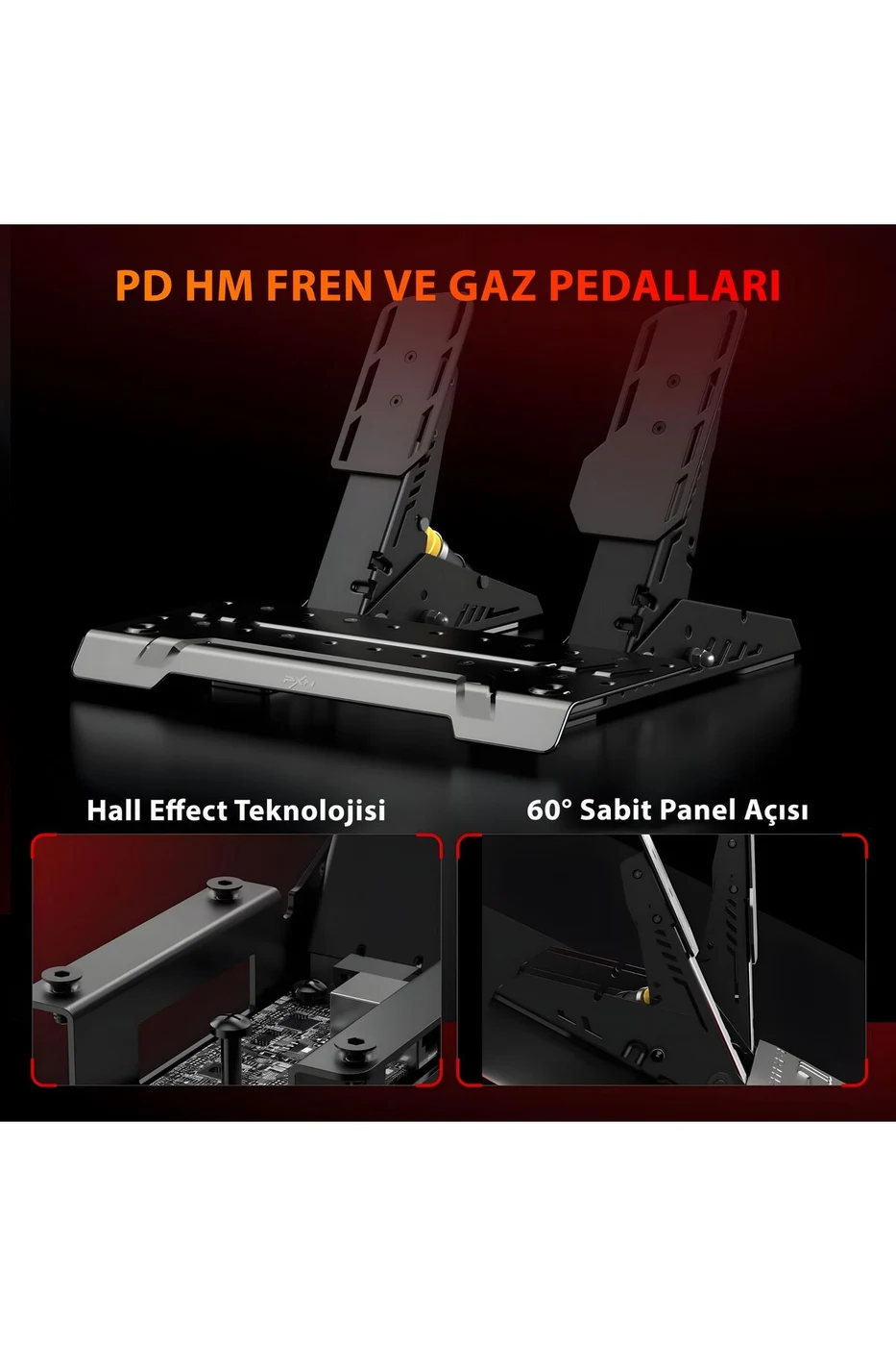 pxn VD6 Direct Drive Yarış Direksiyon Seti Bundle - 6Nm Servo Motor - PC ve L... 6