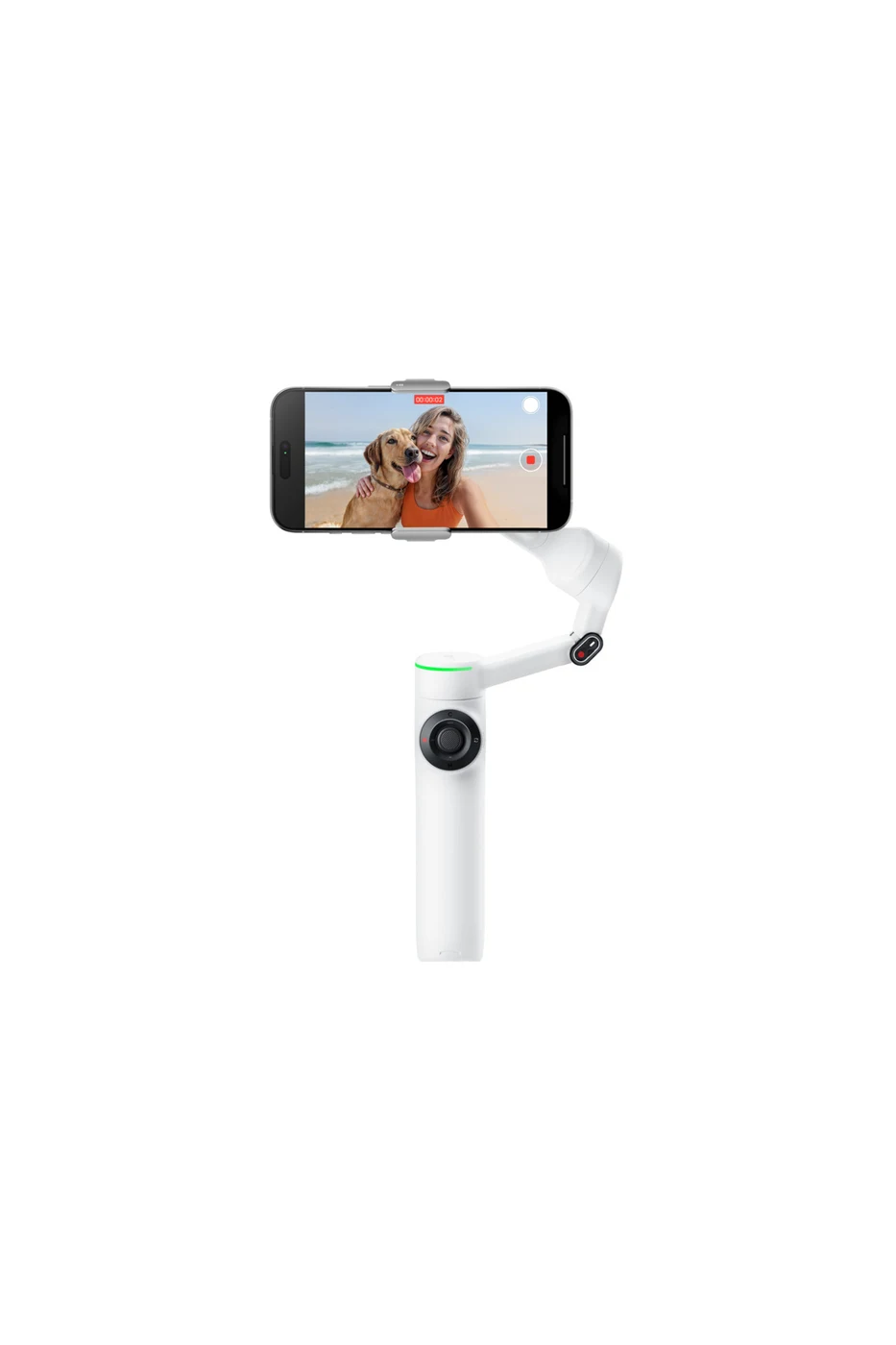 Insta360 Flow 2 Pro AI Takipçi Kiti Beyaz – 360° Takip, Find My, MagSafe, Sar... 2