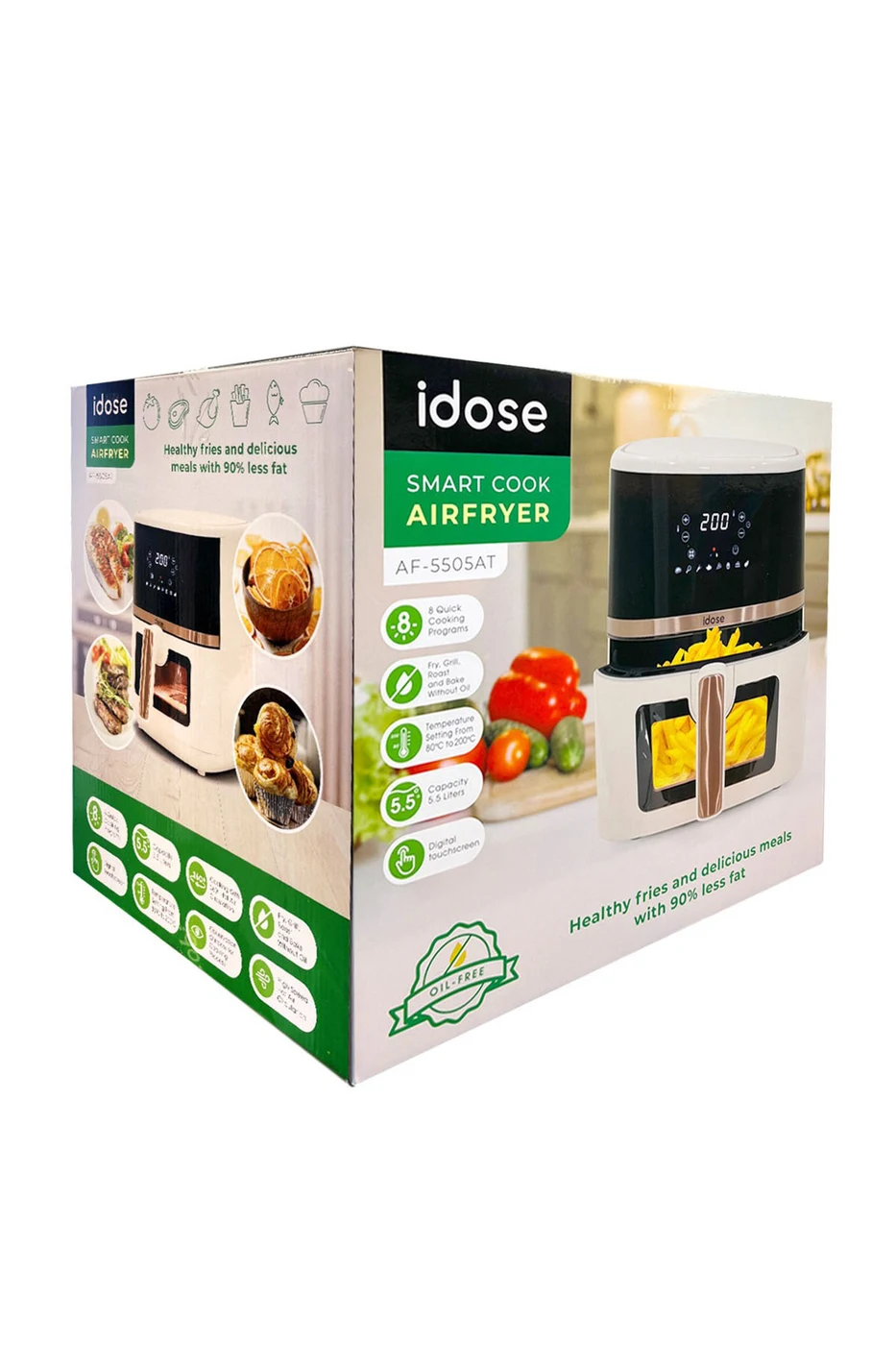 idose Smart Cook Air Fryer Fritöz 5,5l 5