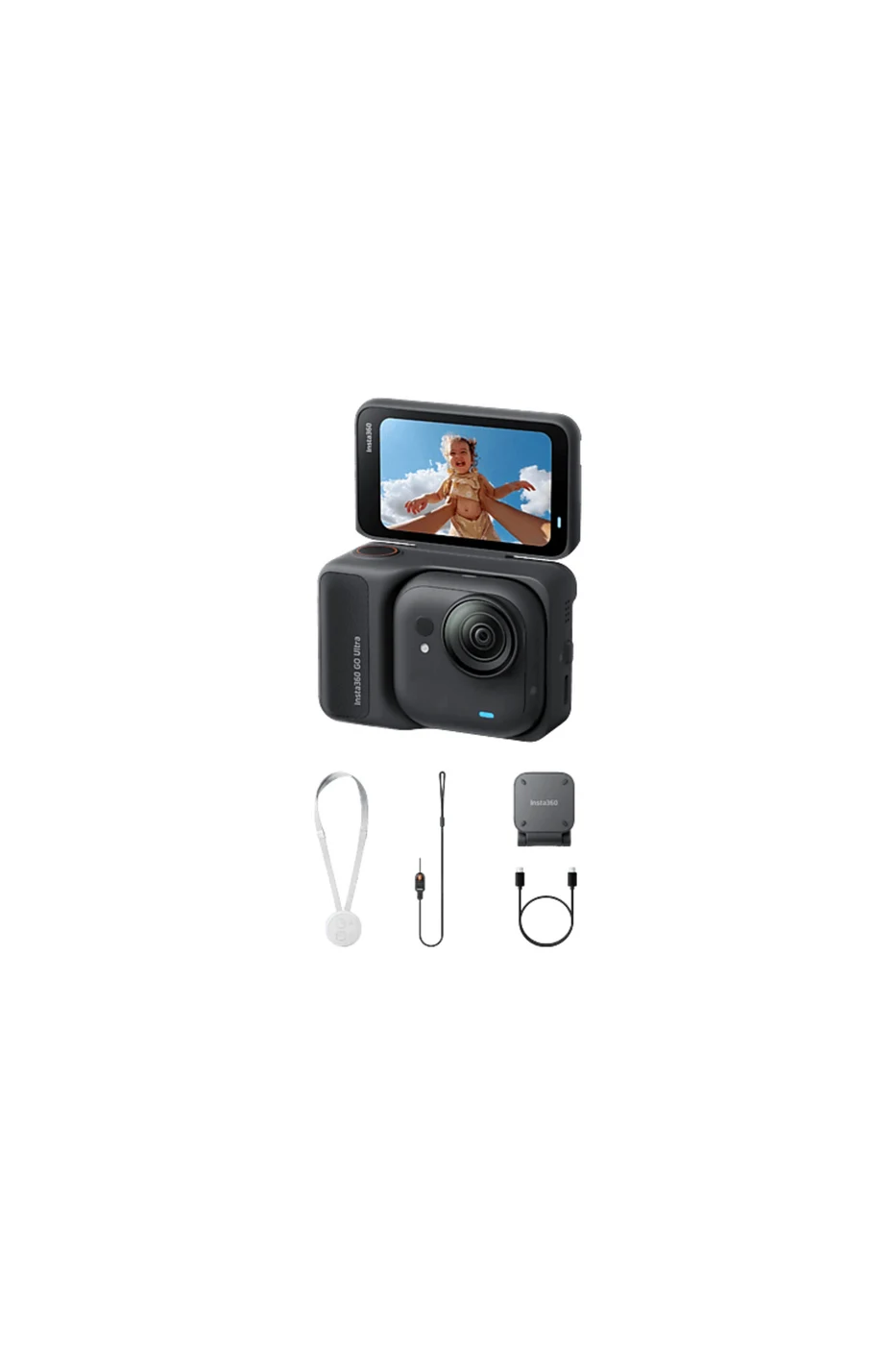 Insta360 Go Ultra Aksiyon Kamera Siyah 5