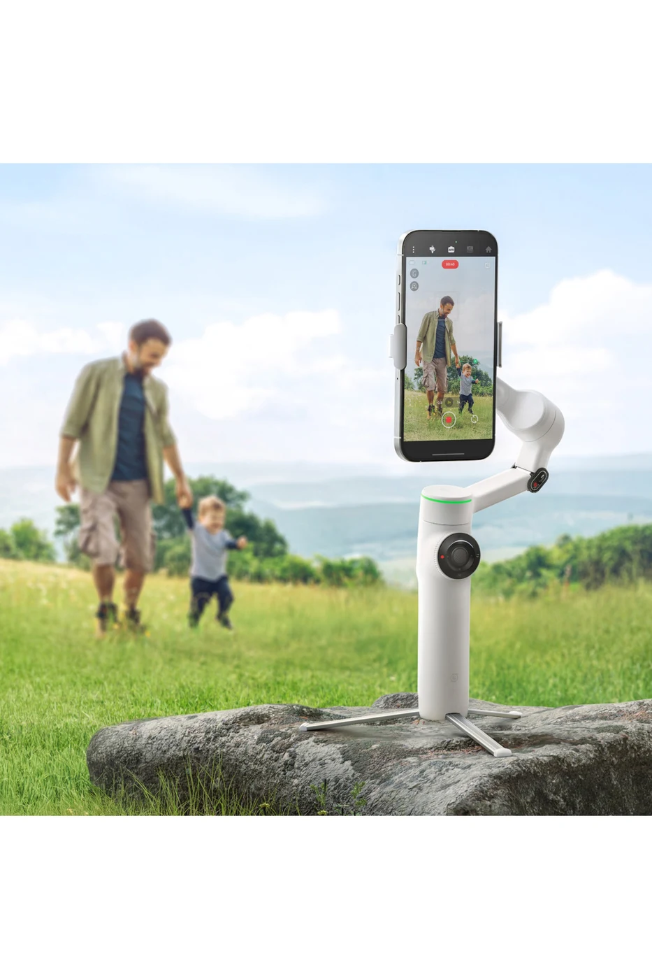Insta360 Flow 2 Pro AI Takipçi Kiti Beyaz – 360° Takip, Find My, MagSafe, Sar... 6