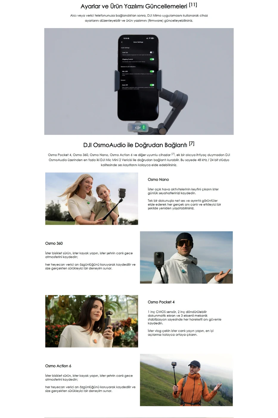 DJI Mic Mini 2 (1TX +1 RX ) Mikrofon Seti | DJI Türkiye Karacasulu Garantili | 3