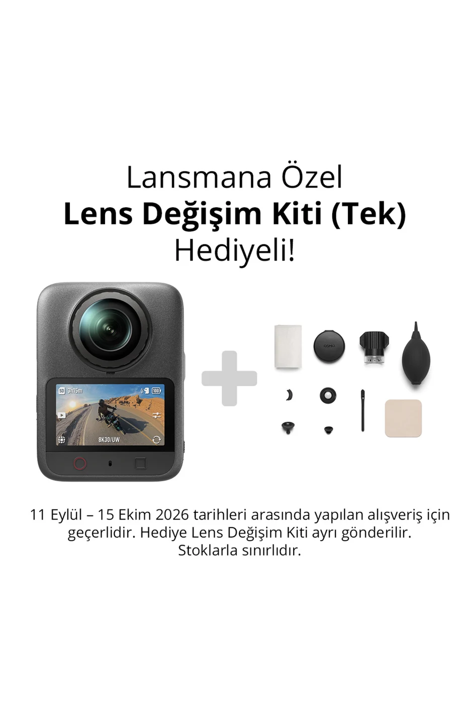 DJI Osmo 360 II Adventure Combo | DJI Türkiye Karacasulu Garantili | 3