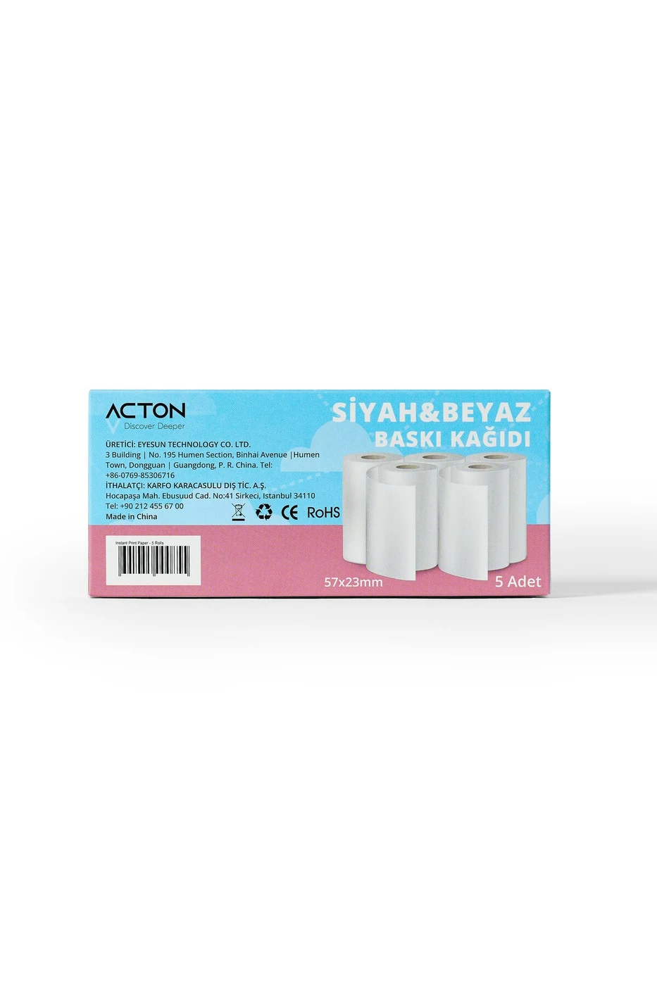 ACTON Instant Paper Roll (5 Rolls Pack) 3