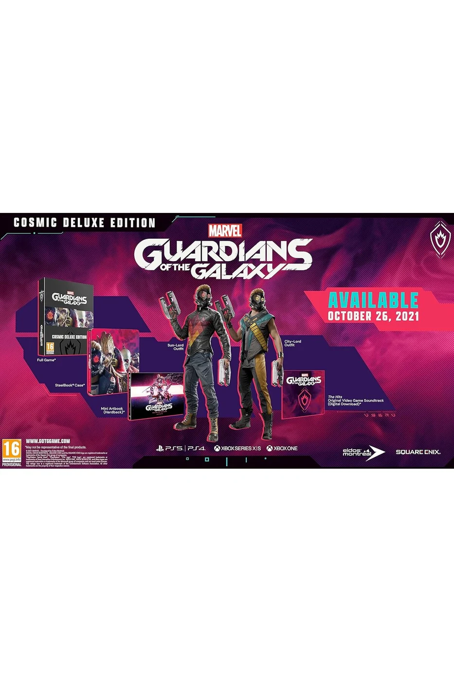 Square Enix Marvel's Guardians of the Galaxy: Cosmic Deluxe Edition PS4 (SIFI... 2
