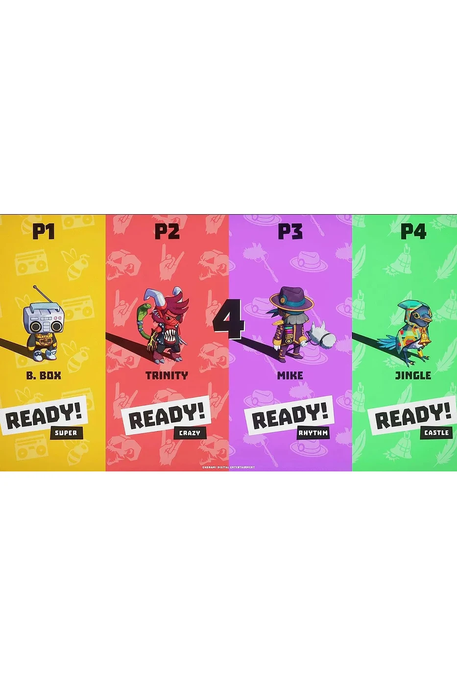 KONAMI Super Crazy Rhythm Castle PS4 Oyun 2
